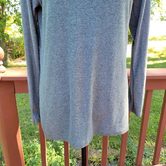 Sinear Ladies Casual Long Sleeve Vneck Blouse Tunic, Med - Picture 4 of 14